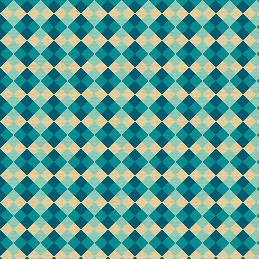 Argyle - Teal