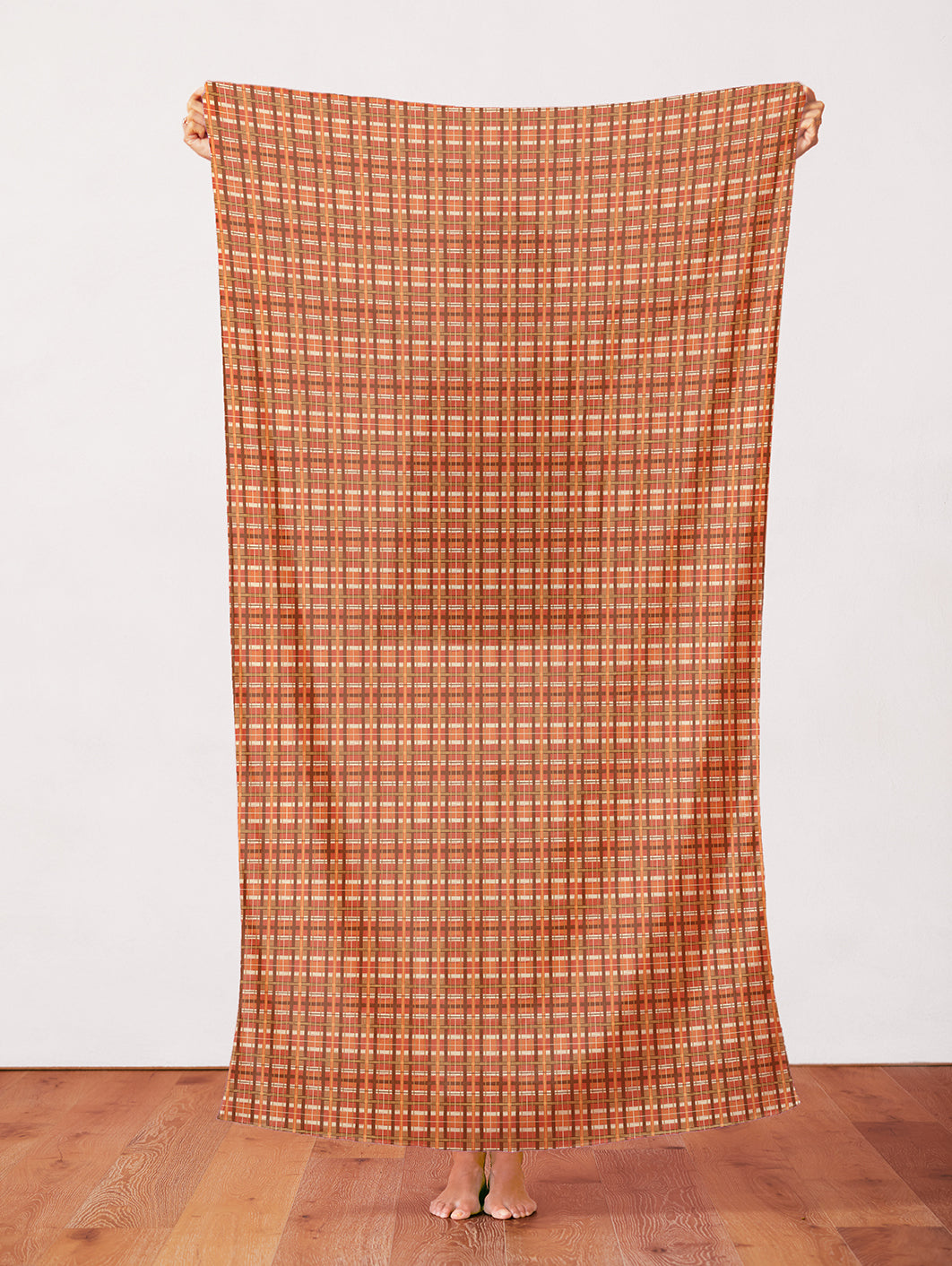 Fall Plaid - Orange/Brown