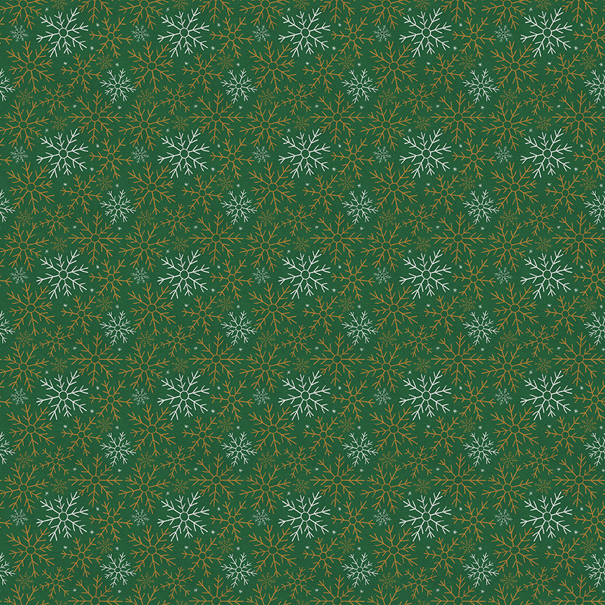 Large Snowflakes - Green