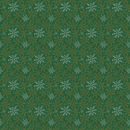 Large Snowflakes - Green