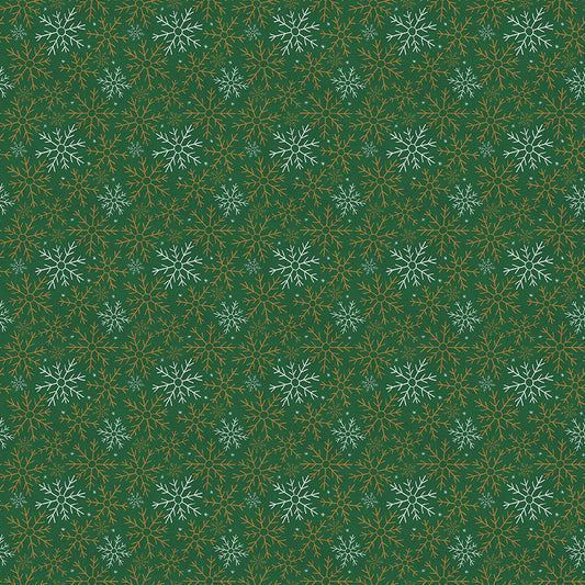 Large Snowflakes - Green