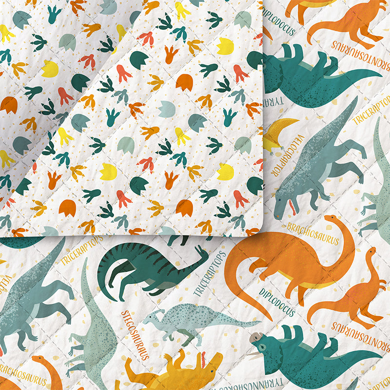 Jurassic Joyrides Pre-Quilt