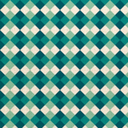 Argyle - Teal