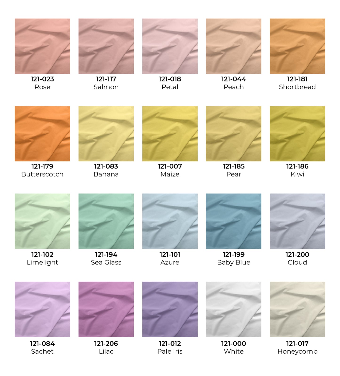 Painter's Palette Solids - Pastel Pack - 20 Bolts