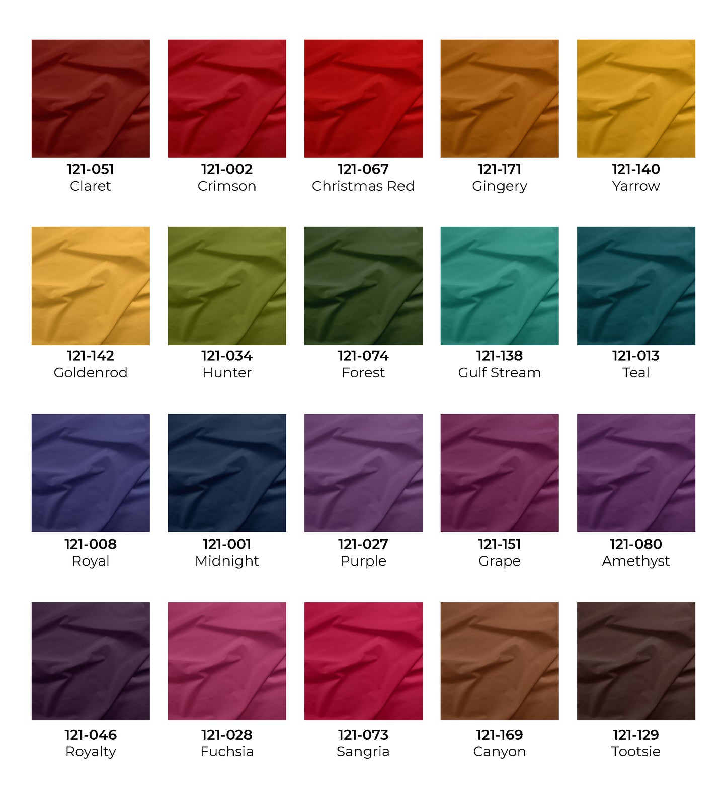 Painter's Palette Solids - Jewel Tones Pack - 20 Bolts