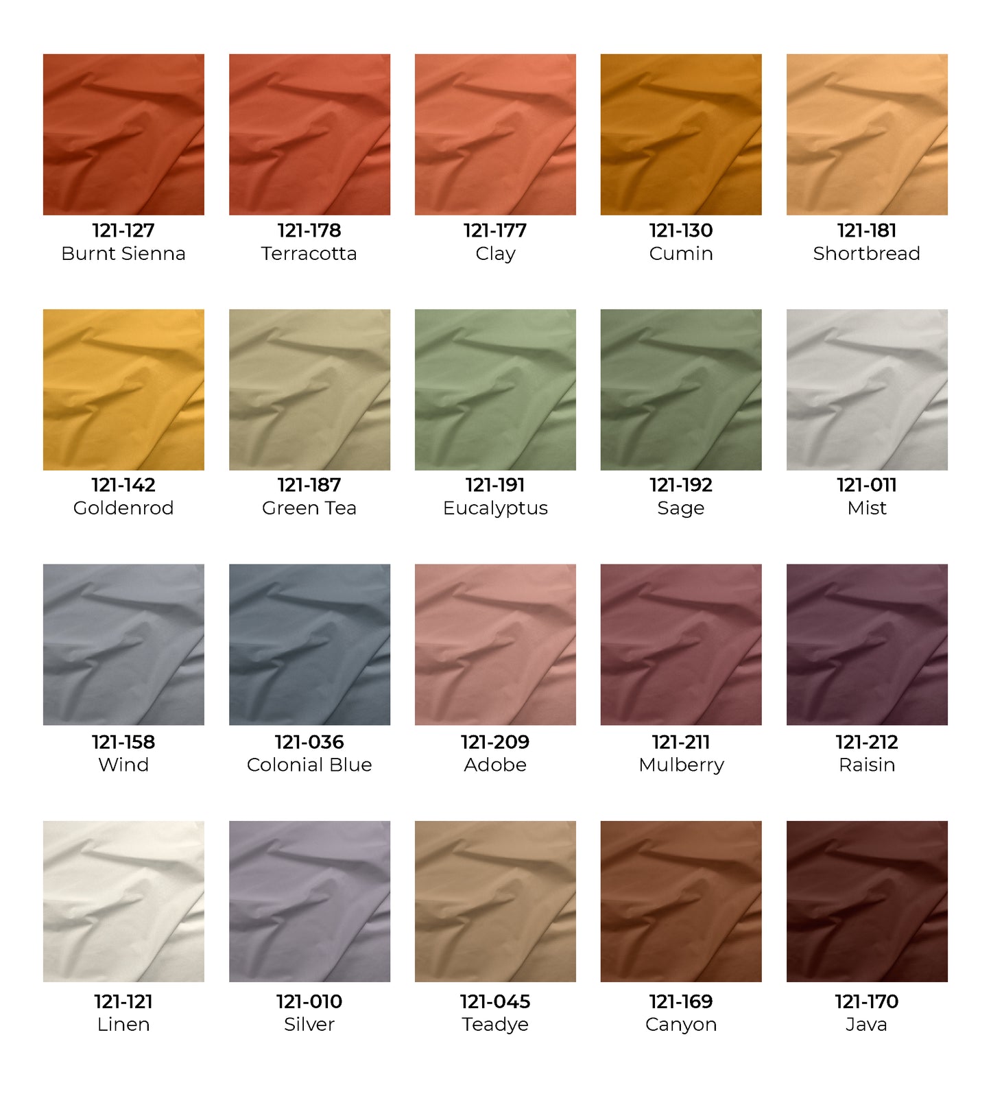 Painter's Palette Solids - Earth Tones Pack - 20 Bolts