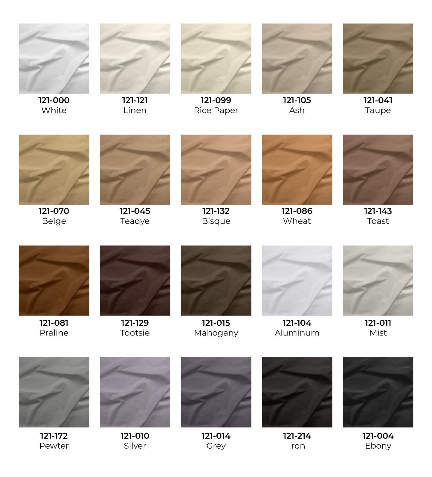 Painter's Palette Solids - Neutral Pack - 20 Bolts