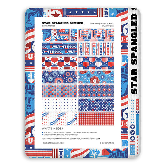 Star Spangled Summer - Flat Fat Stack 14 PC