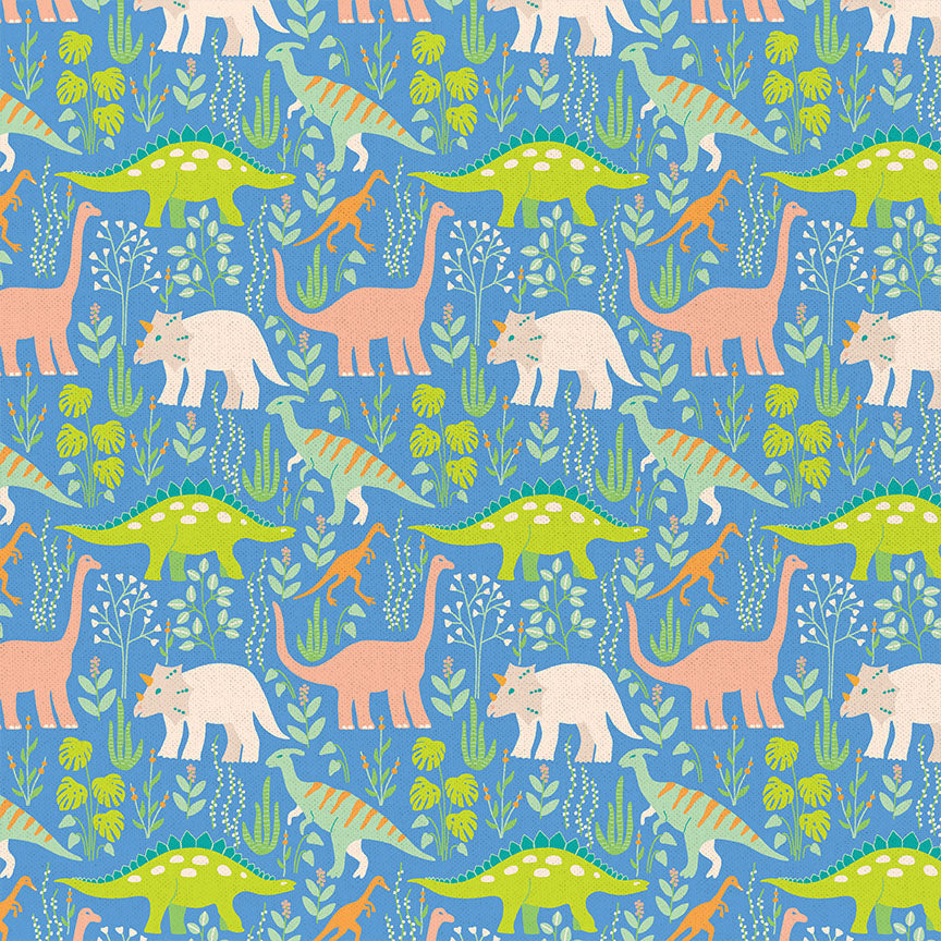 Dinosaur Fabric, buy Dashwood Studio Roar Oeko-Tex Standard, 9 Print Fat Quarter Bundle, Not a Pre-order