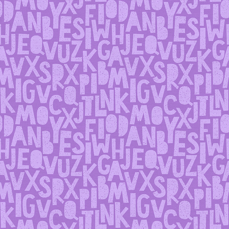 Speckled Letters - Light Purple