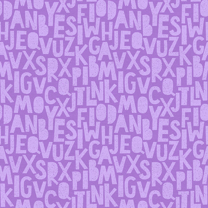 Speckled Letters - Light Purple