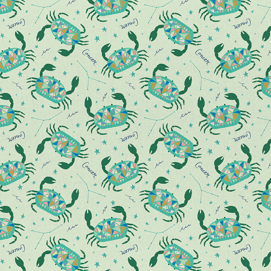 Cancer - Mint Green – Paintbrush Studio Fabrics