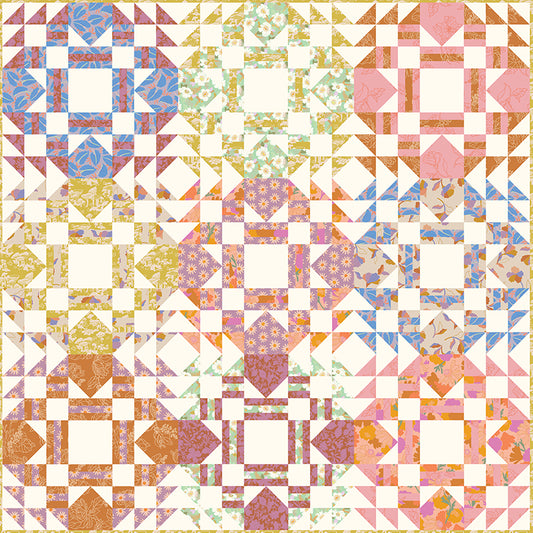Quilt Pattern -  Everglow by Patchwork and Poodles